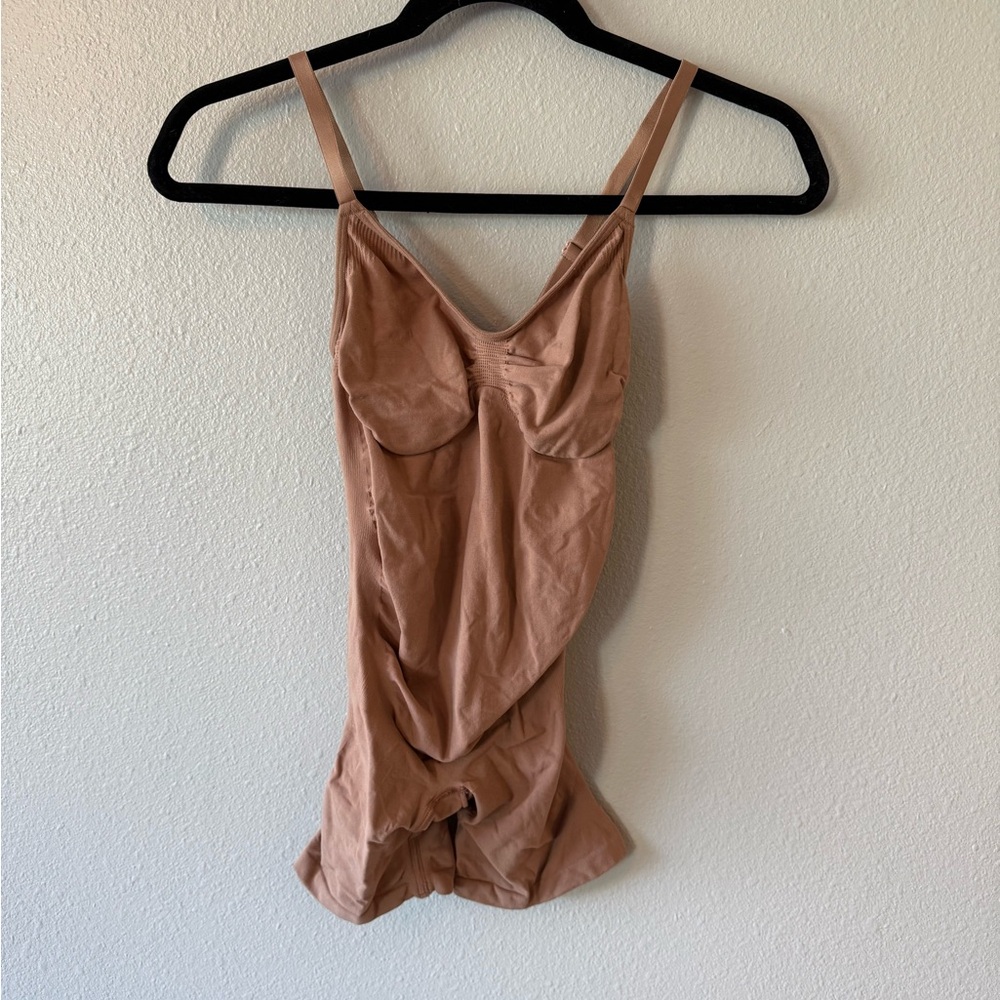 SKIMS Tan maternity Bodysuit with Adjustable Straps